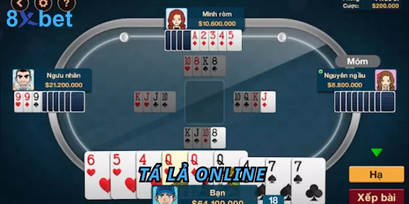 Tá Lả Online tại 8Xbet – Đánh bài mọi lúc mọi nơi cực đã